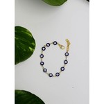 Three Witches Tea Shop Mal Ojo, Evil Eye Blue Adjustable Chain Bracelet