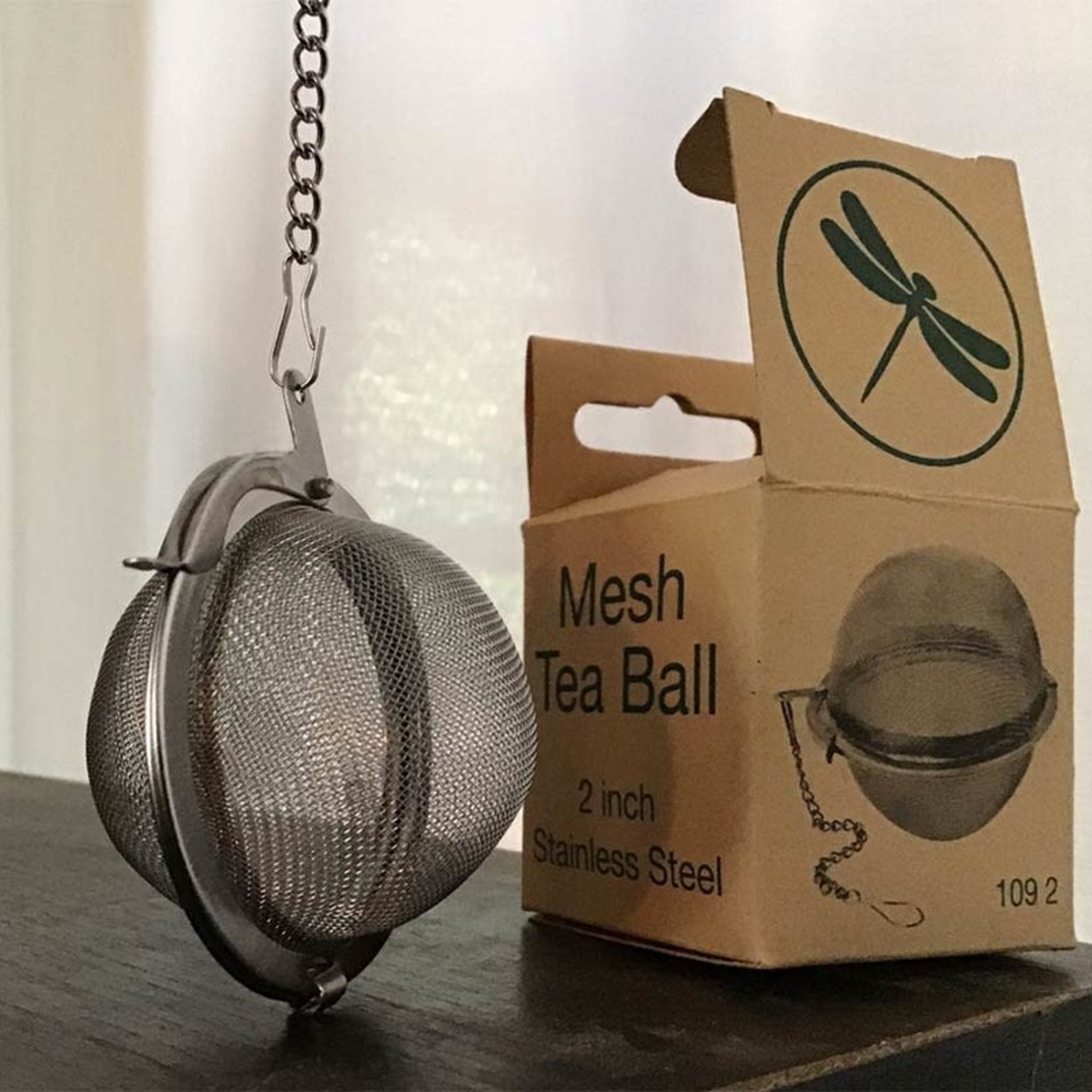 Earth Commons Mesh Tea Ball- Stainless Steel - small 2 inch