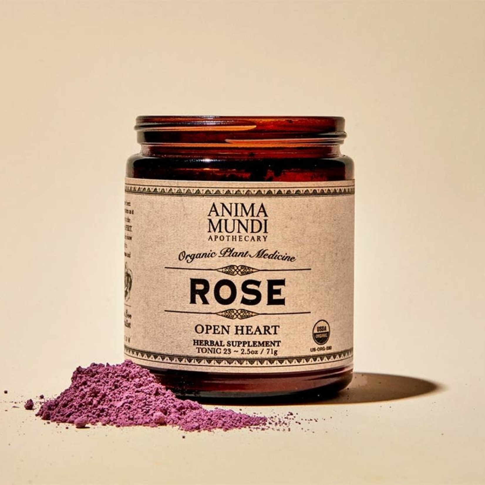 Anima Mundi ROSE Powder | Heart Opener - 2.5 oz - Anima Mundi