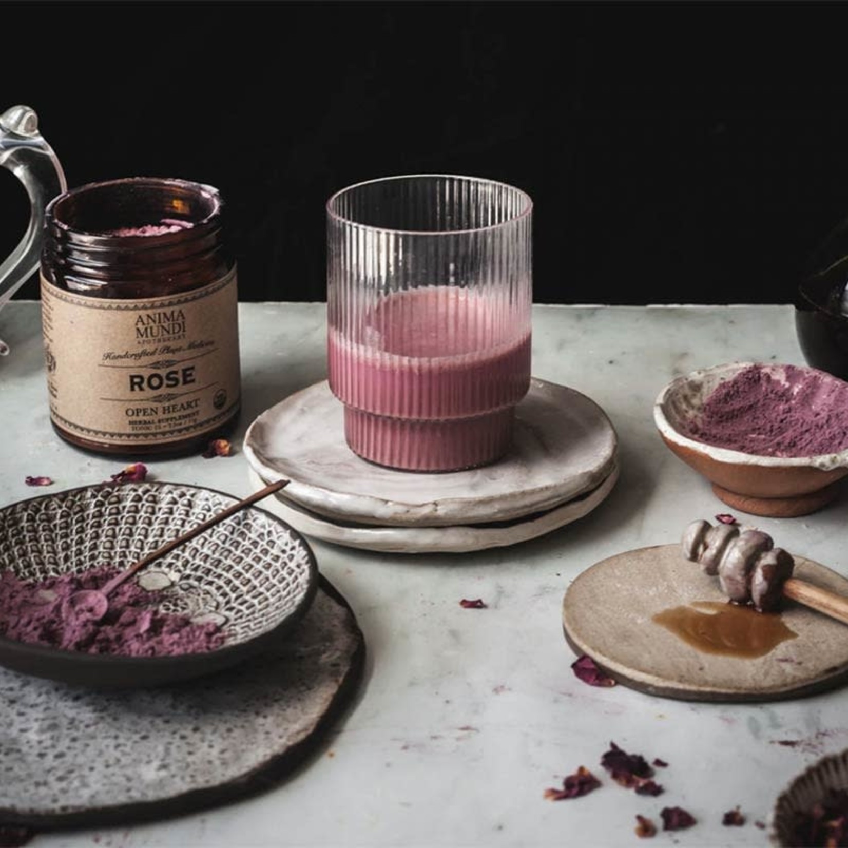Anima Mundi ROSE Powder | Heart Opener - 2.5 oz - Anima Mundi