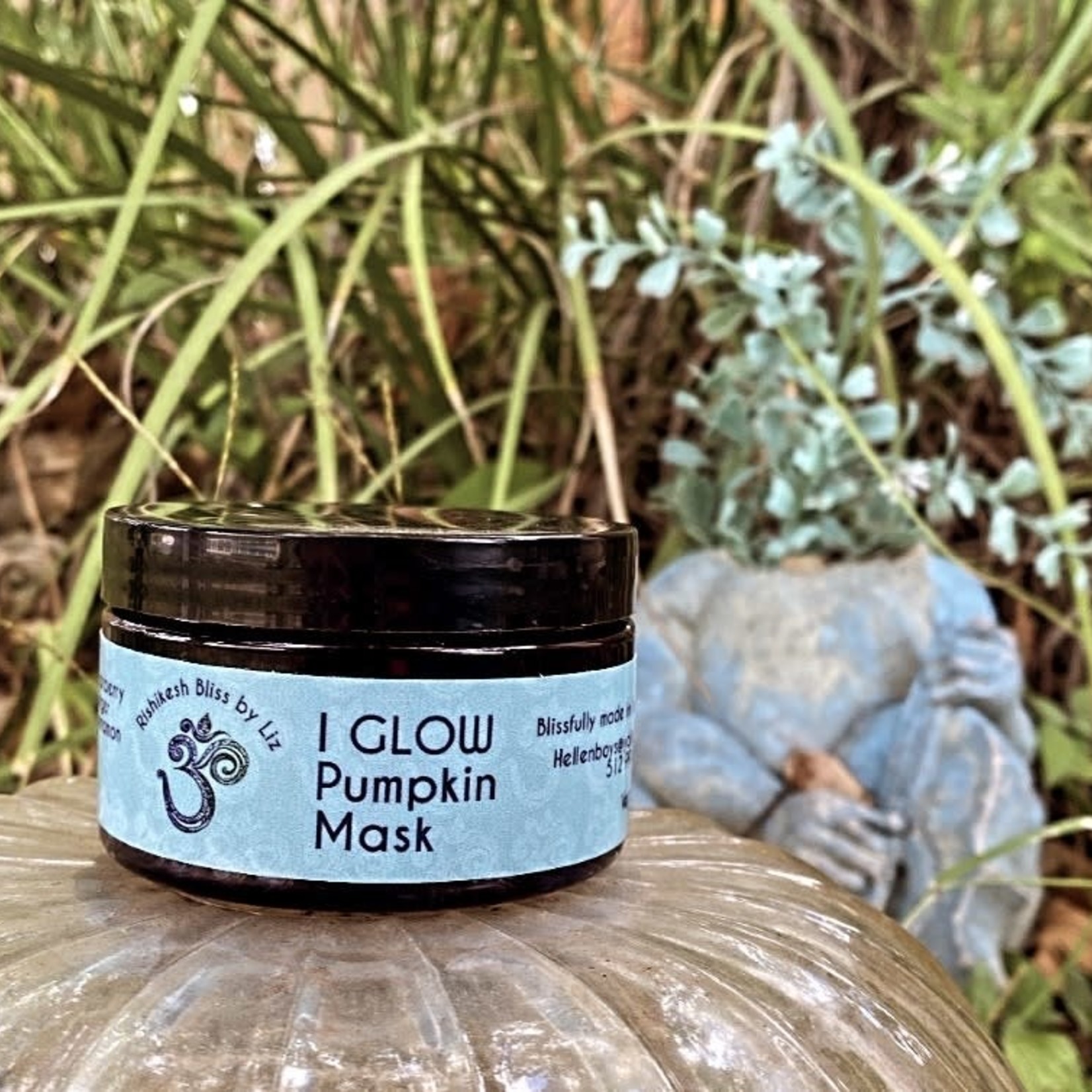 Rishikesh Bliss by Liz I Glow Pumpkin Mask 2oz by Rishikesh Bliss