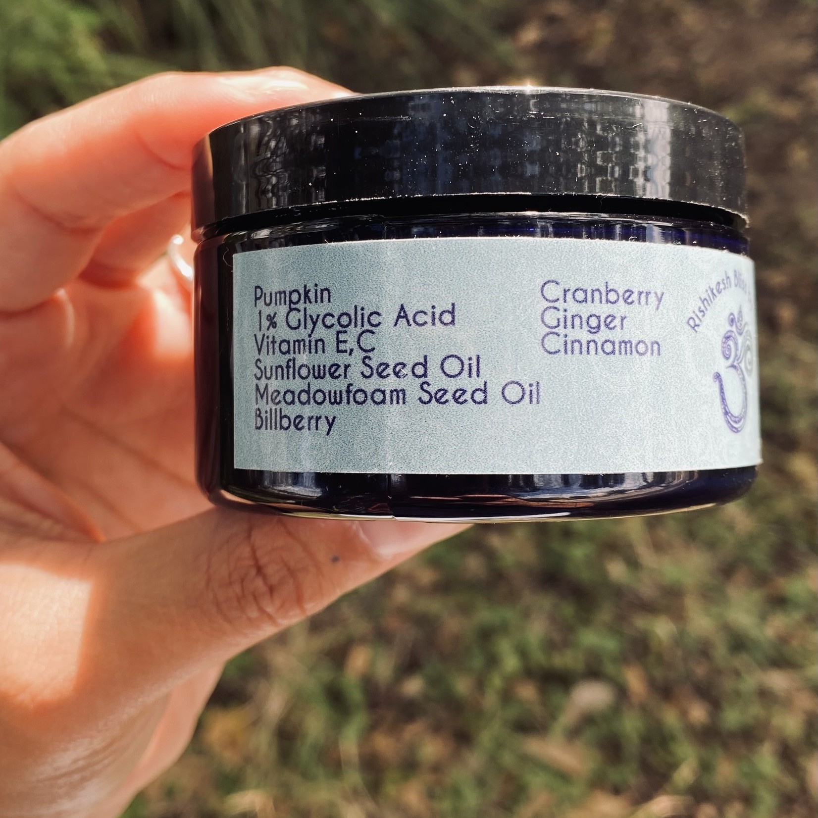 Rishikesh Bliss by Liz I Glow Pumpkin Mask 2oz by Rishikesh Bliss