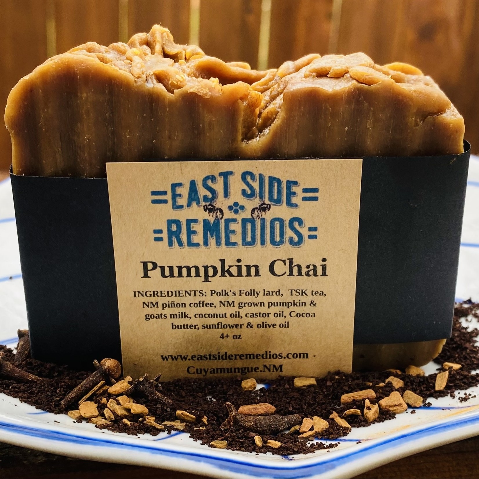 East Side Remedios Pumpkin Chai Bar Soap by East Side Remedios