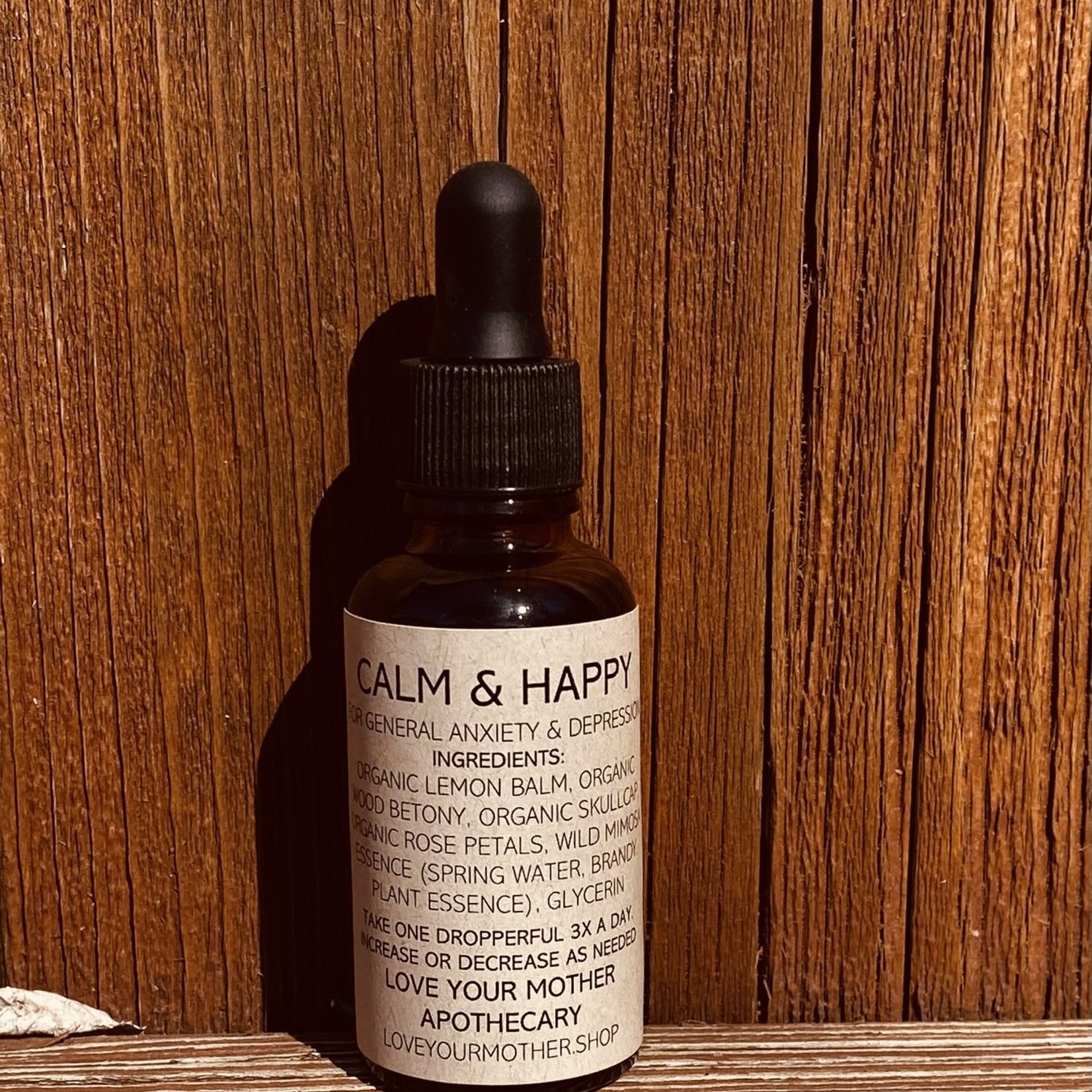 Love Your Mother Calm & Happy Tincture Blend 1 oz by Love Your Mother