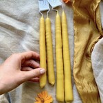 Buzz in the Hills Beeswax Taper Candles Small by Buzz in the Hills