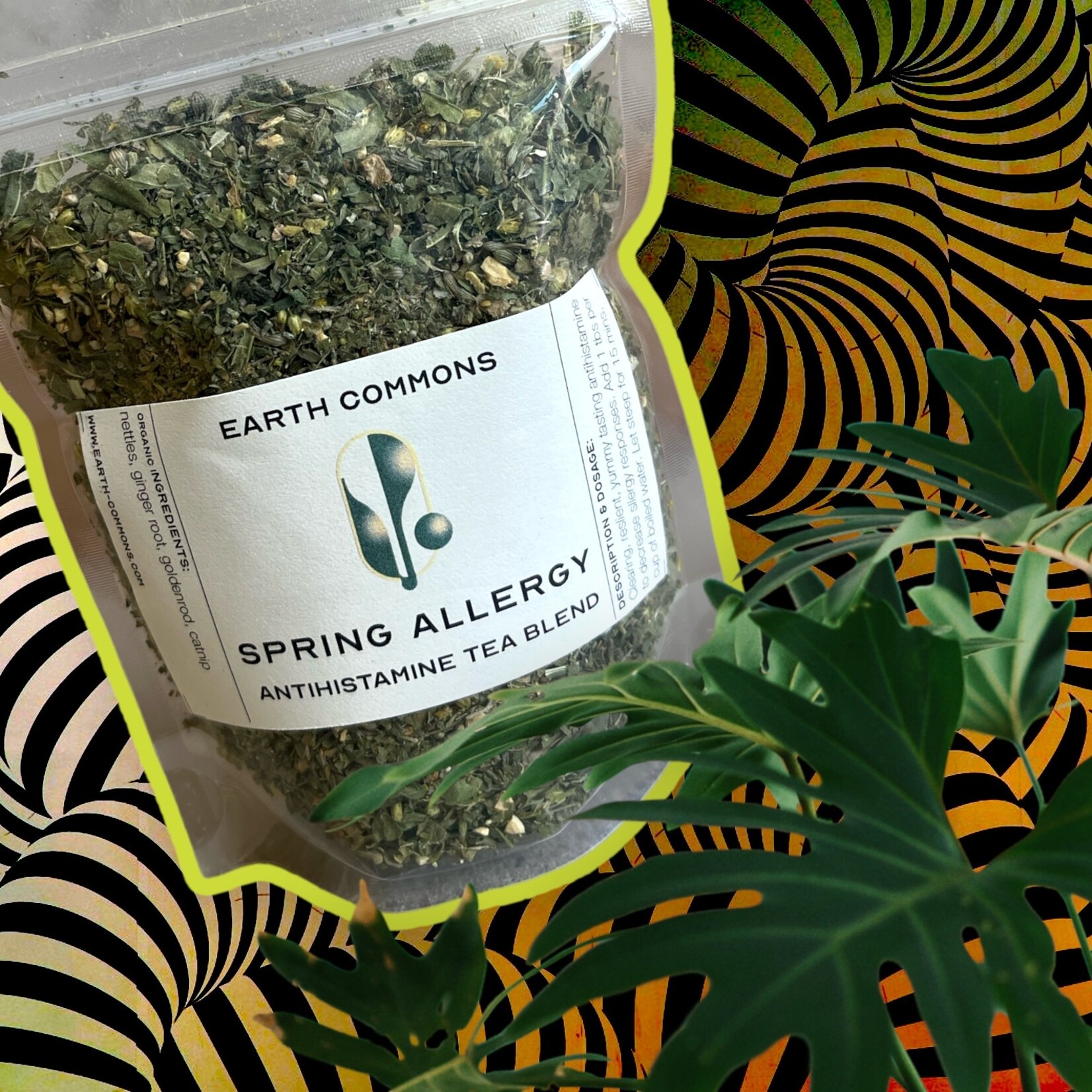 Earth Commons Allergen Ease Antihistamine Tea Blend by Earth Commons
