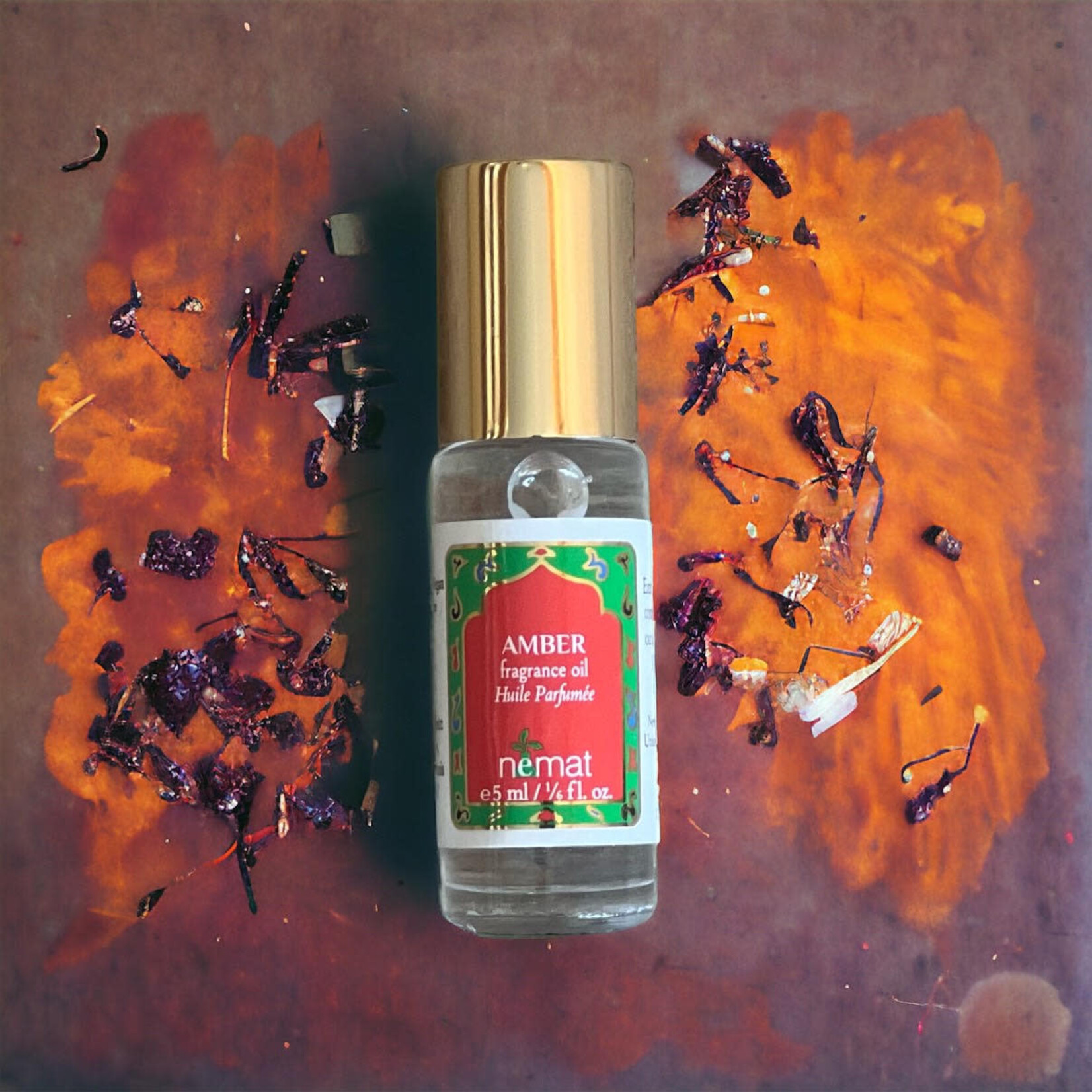 Nemat Amber Perfume Oil - 5 ml Roll On  by Nemat