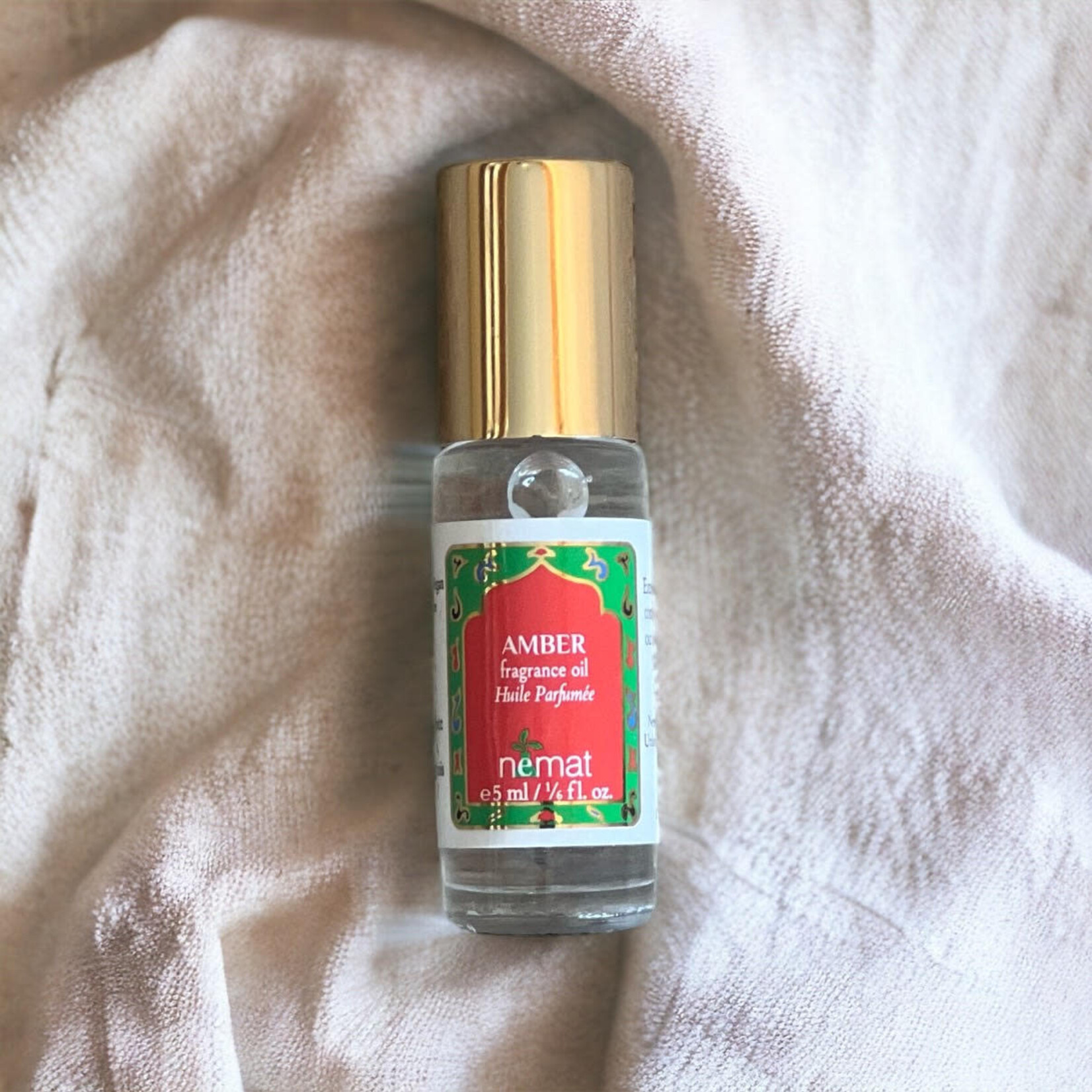 Nemat Amber Perfume Oil - 5 ml Roll On  by Nemat