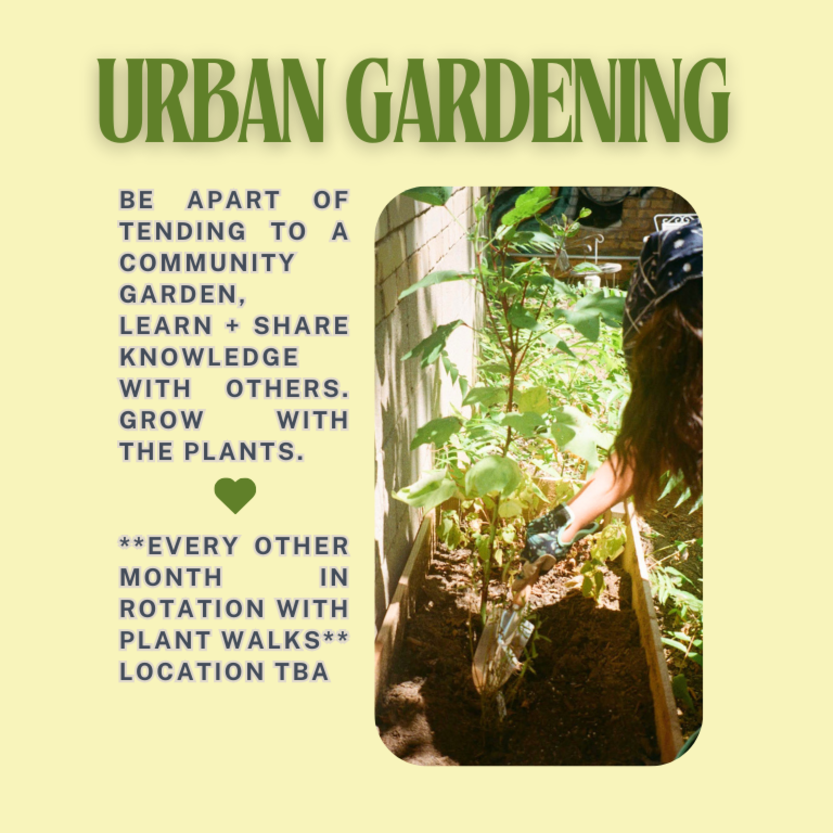 Earth Commons Land Care Club - Monthly Meet Up - Sliding Scale