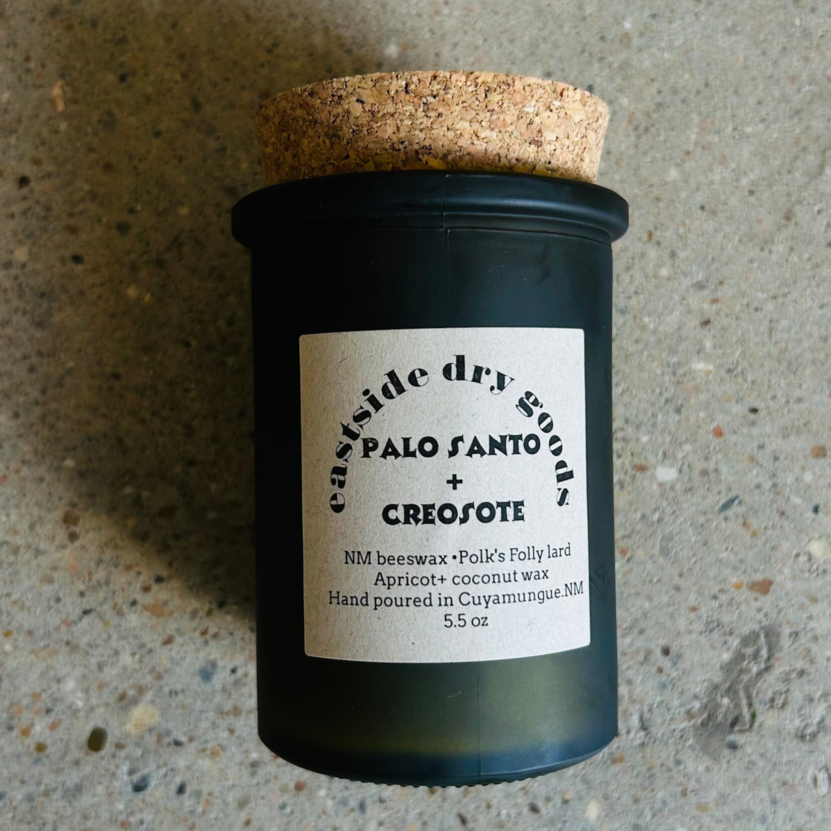 East Side Remedios Palo Santo & Creosote Wood Wick Candle by East Side Remedios