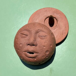Green Jean Houseplants Moon Face Incense Burner