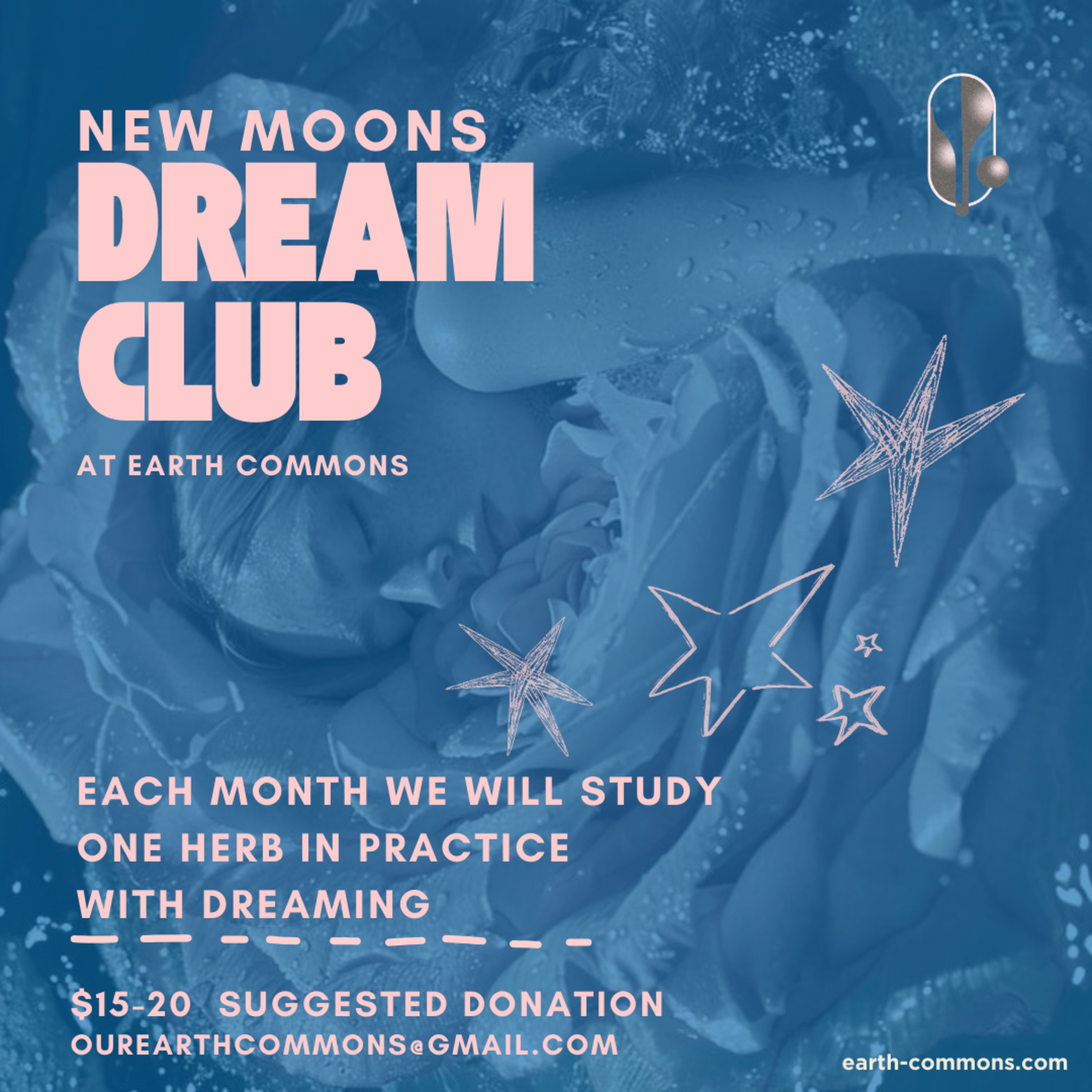 Earth Commons New Moons Dream Club - September 21st: SUNDAY 2:00-3:30 pm