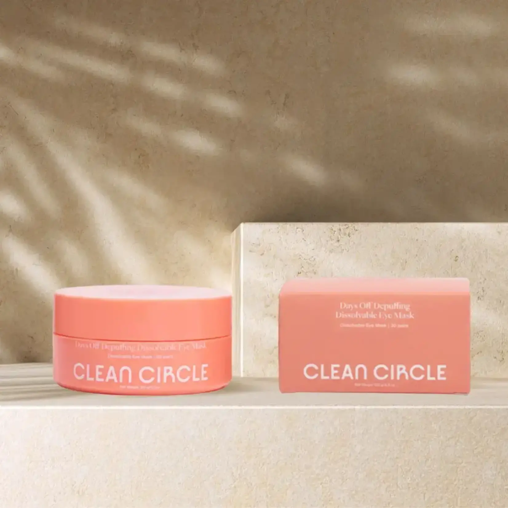 Clean Circle Depuffing Eye Mask w/ Niacinamide & Turmeric - Plant Based by Clean Circle