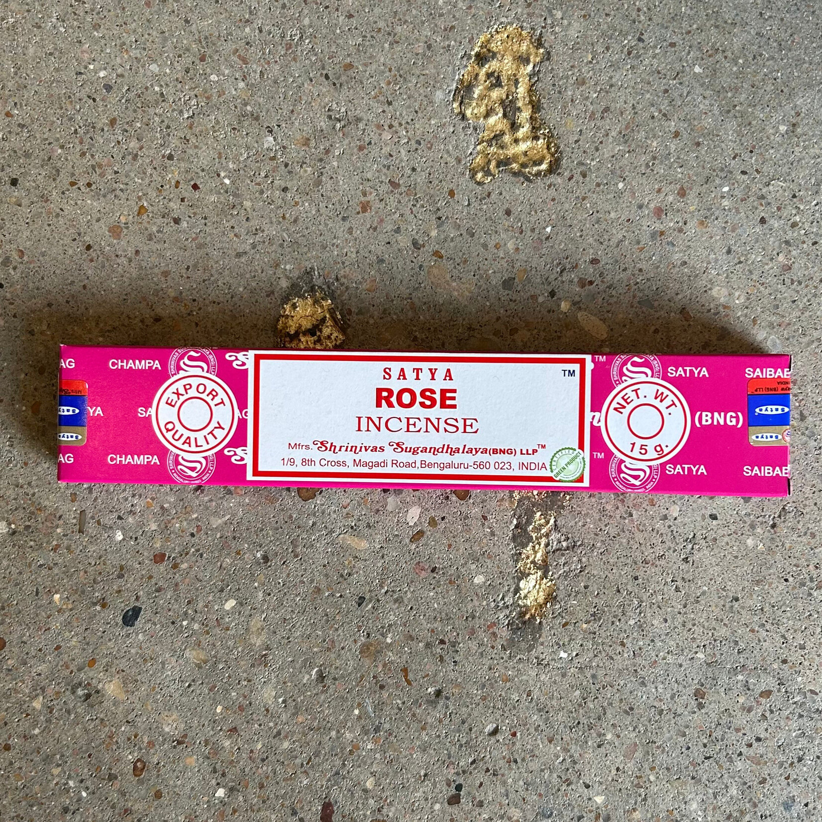 Benjamin International Rose Incense Sticks Box by Satya