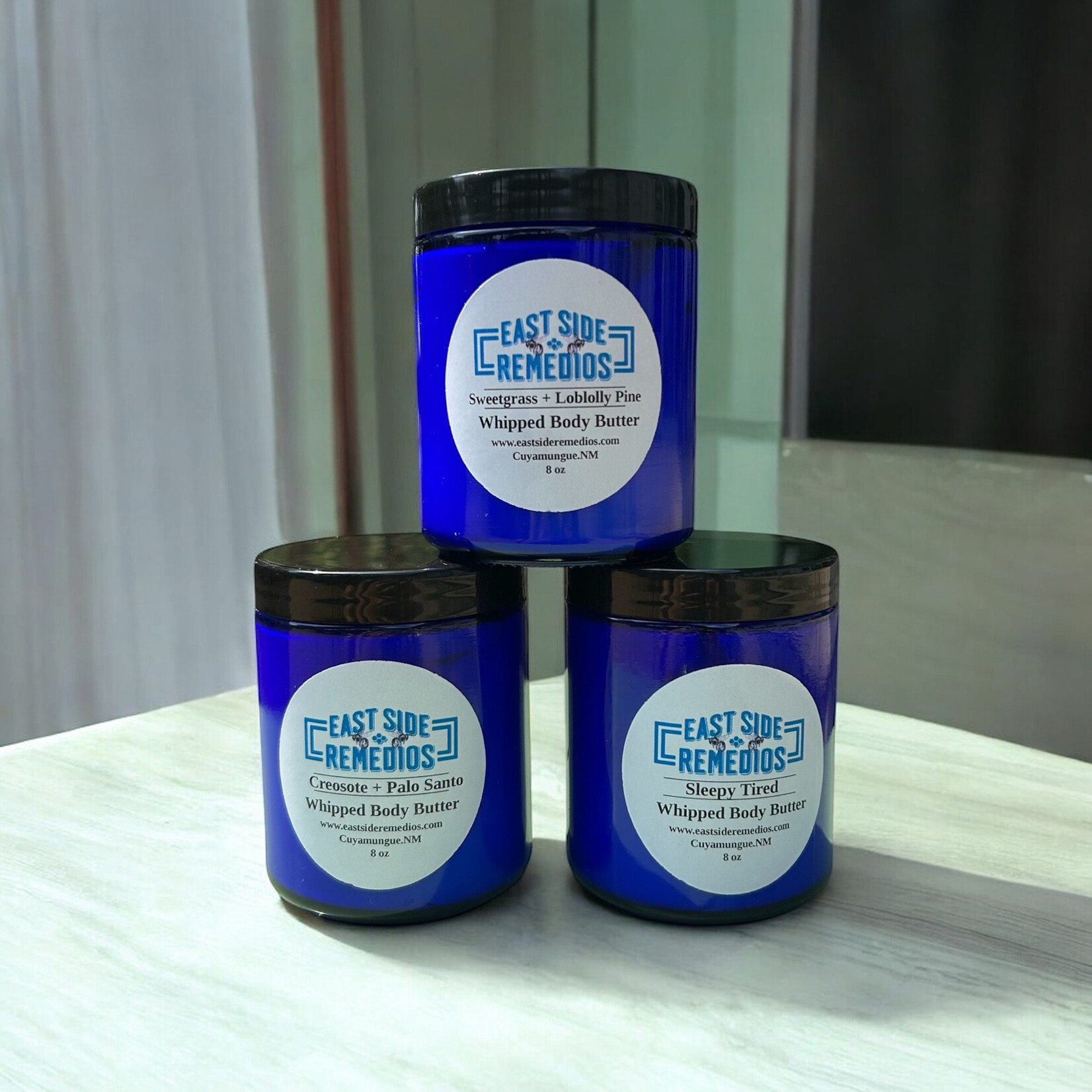 East Side Remedios Creosote + Palo Santo Whipped Body Butter 8oz by East Side Remedios