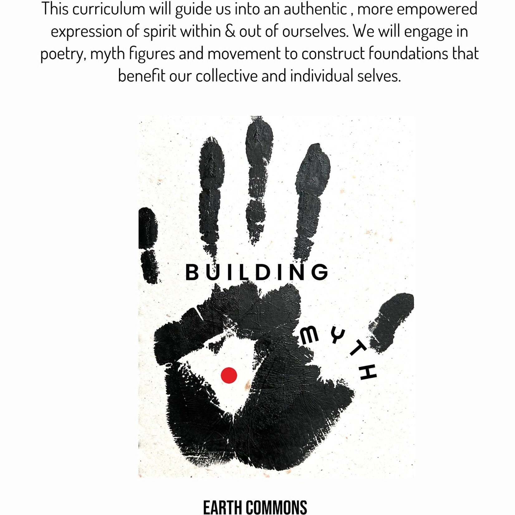 Earth Commons Language Of The Crow : Building Myth  -  December 13th