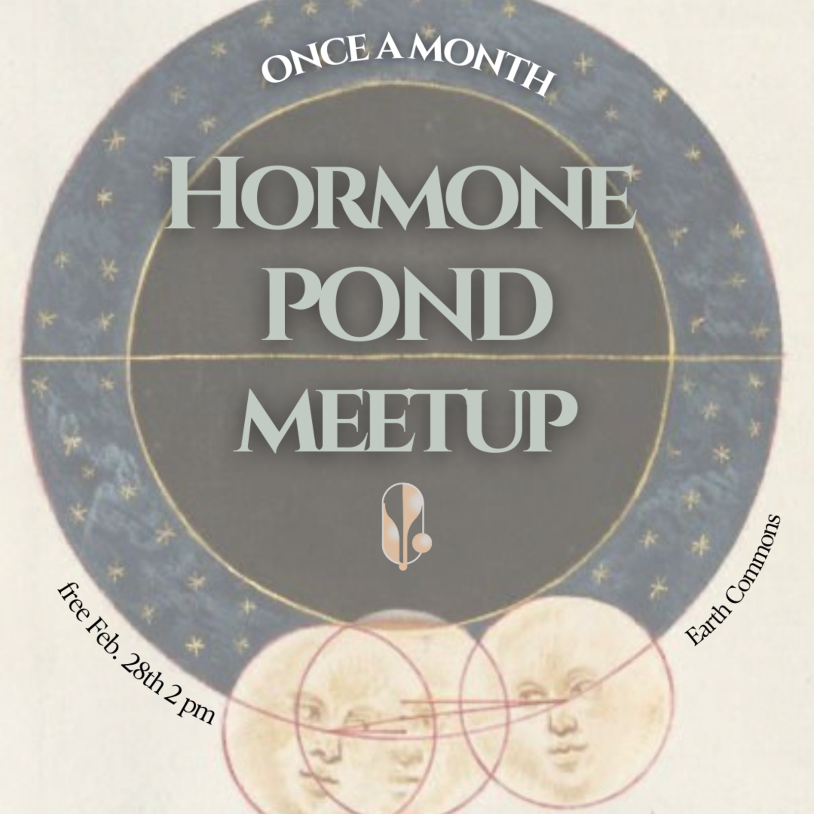 Earth Commons Hormone Pond - A Free Monthly Meetup - Saturday February 28th 2- 3 pm
