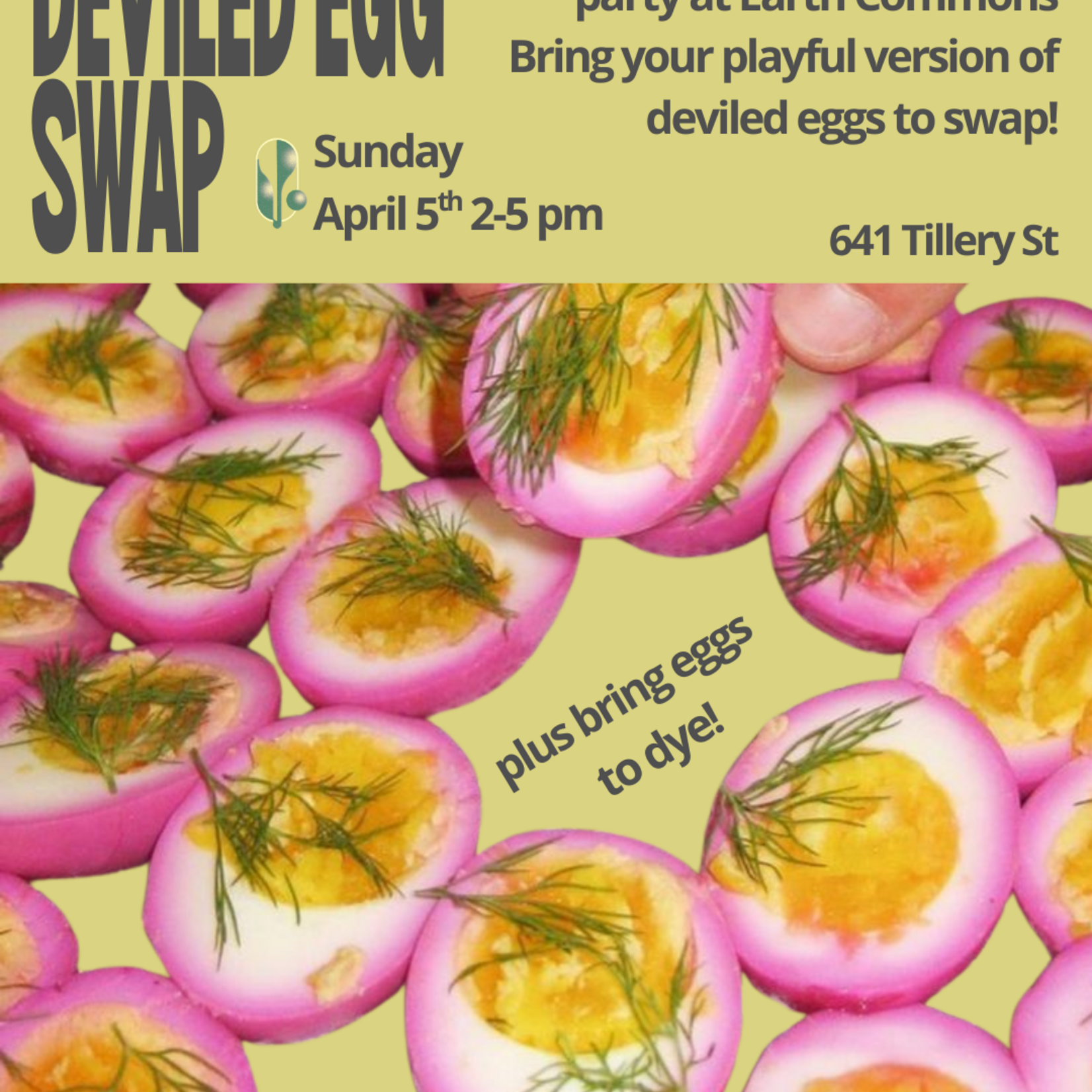 Earth Commons Deviled Egg Swap (FREE) - Easter Sunday 2-5 pm