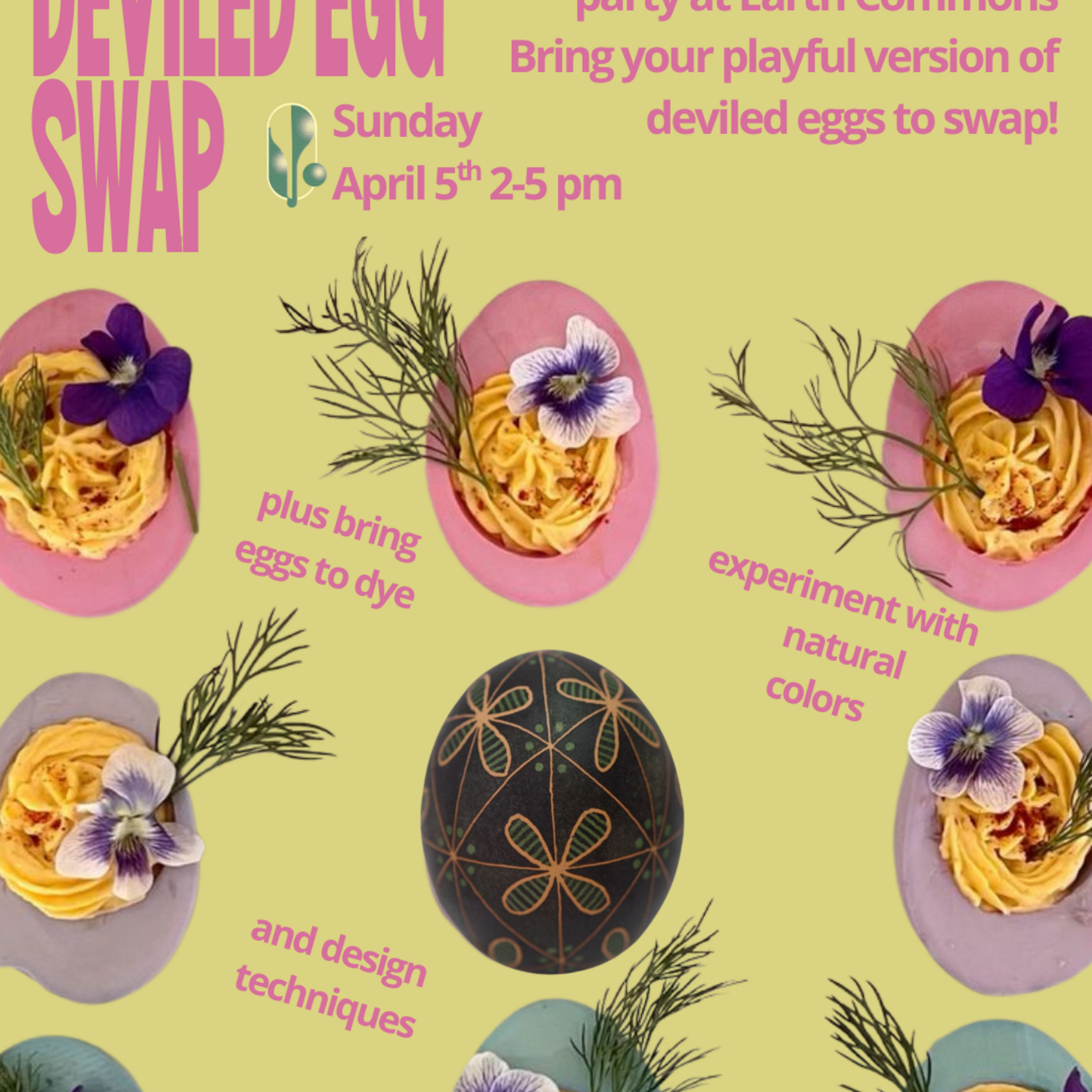 Earth Commons Deviled Egg Swap (FREE) - Easter Sunday 2-5 pm