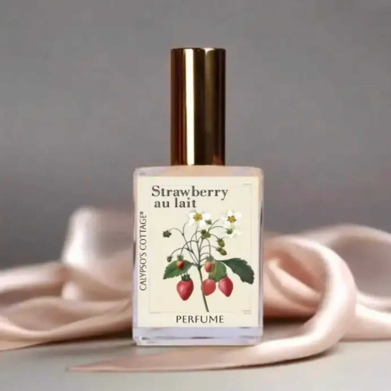 Calypso's Cottage Strawberry Au Lait Perfume Oil - 15 ml by Calypso's Cottage