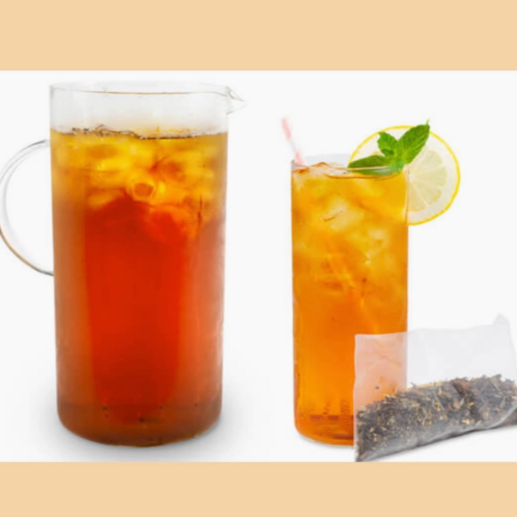 The Grateful Tea Co White Peach Cold Brew Iced Tea Pack of 6 by The Grateful Tea Co