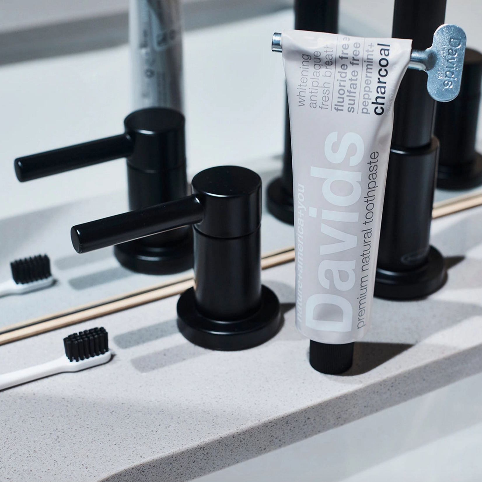 David’s Natural Toothpaste Natural Toothpaste - Charcoal + Peppermint by Davids