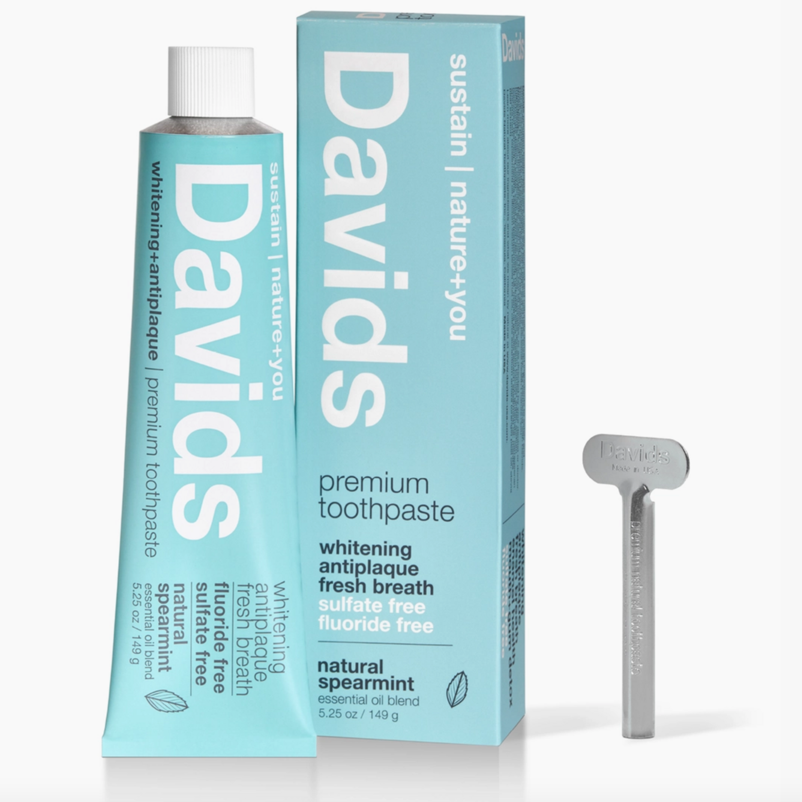 David’s Natural Toothpaste Natural Toothpaste - Spearmint by Davids