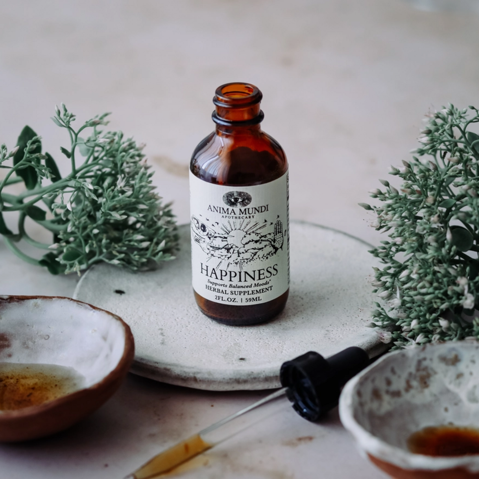 Anima Mundi HAPPINESS  Adaptogenic Spirit Tonic - 2 oz -  Anima Mundi