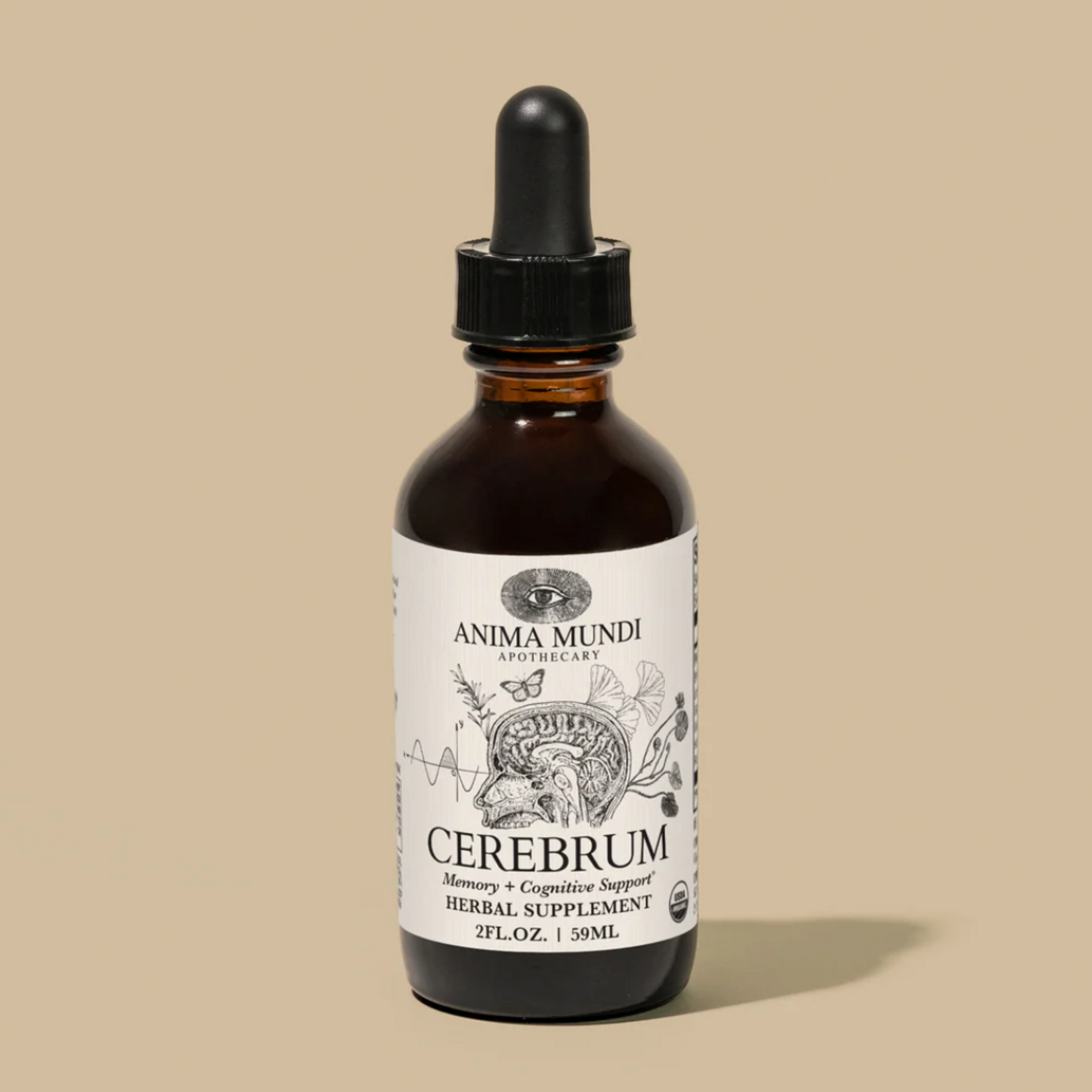 Anima Mundi CEREBRUM Tonic | Nootropic + Cognitive Support - 2 oz - Anima Mundi