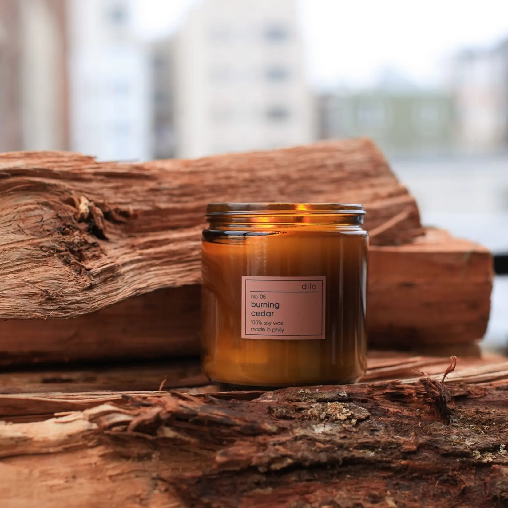 Dilo Burning Cedar Candle - 12.5 oz by Dilo