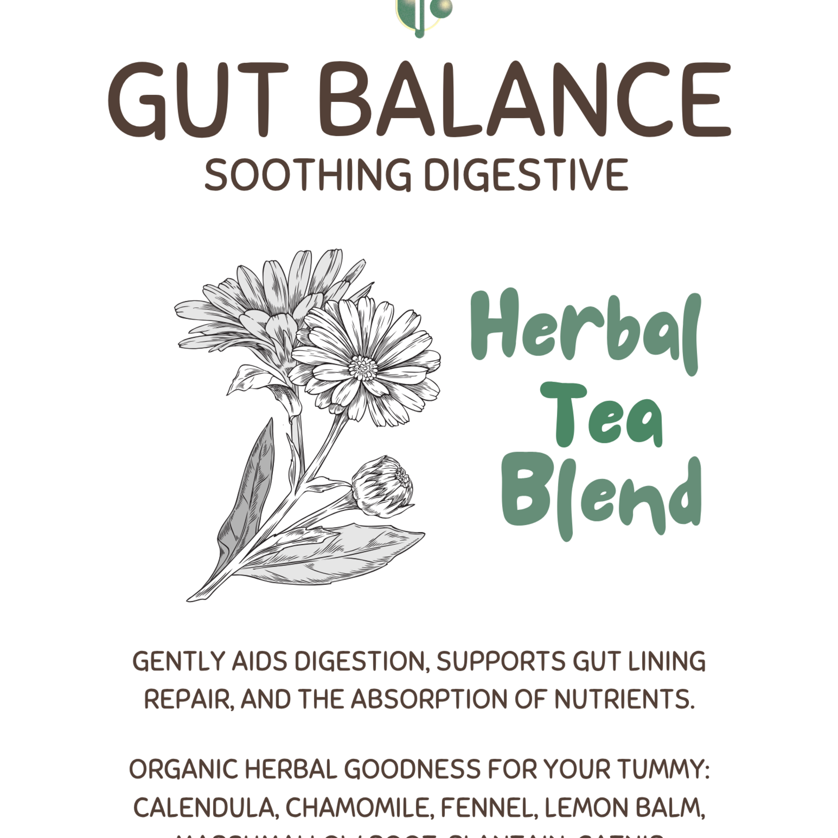 Earth Commons Gut Balance Tea by Earth Commons