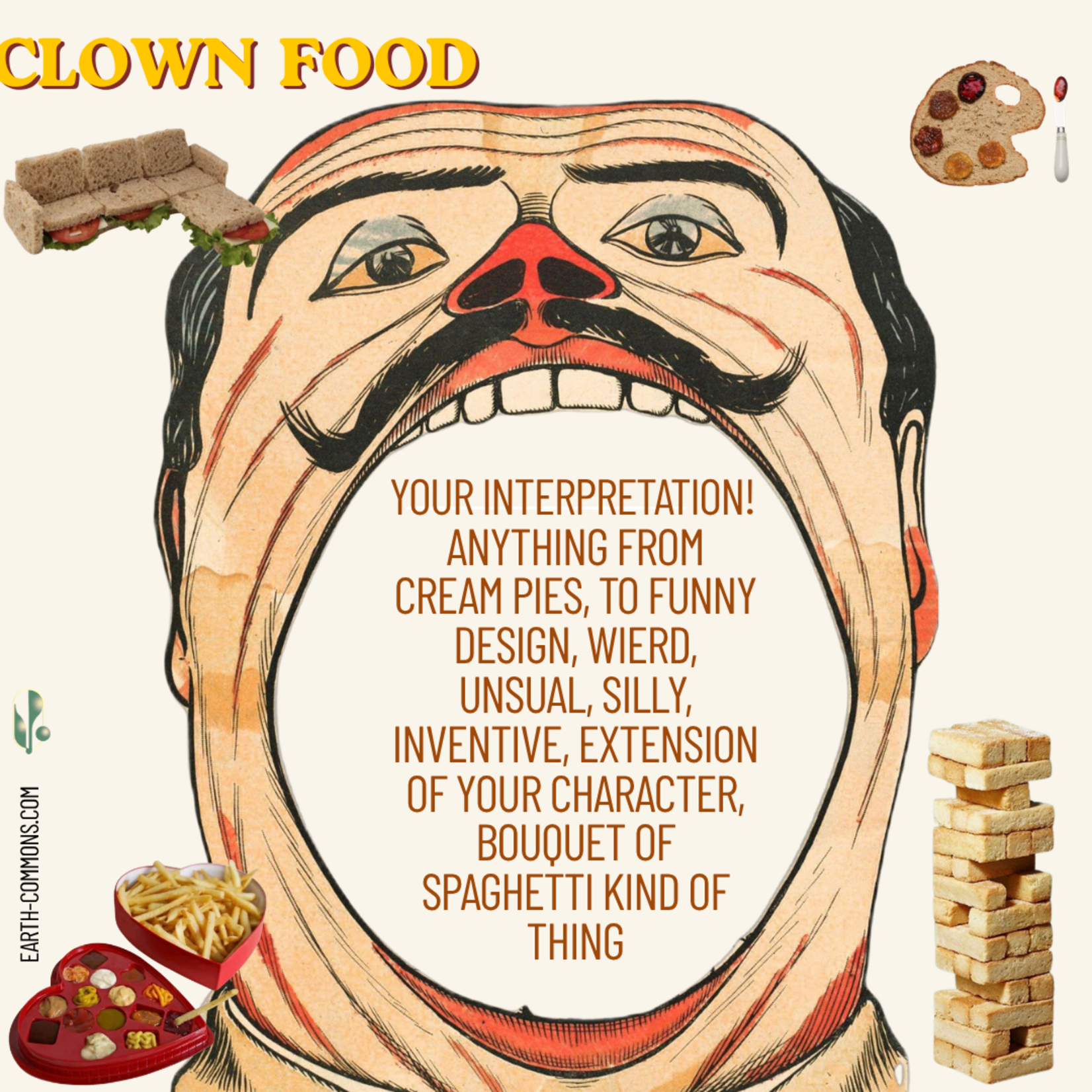 Earth Commons CLOWN POTLUCK PARTY (FREE) - Friday Dec 4th 6-8:30pm - RSVP!