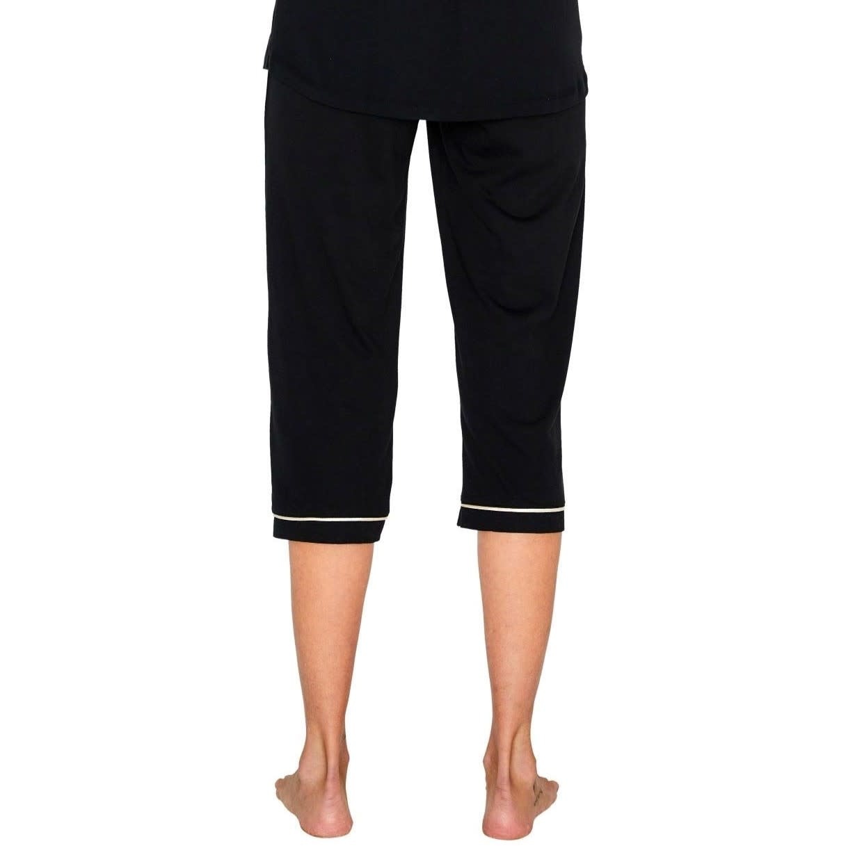 B Up Sophie Basic Crop Pant - Black