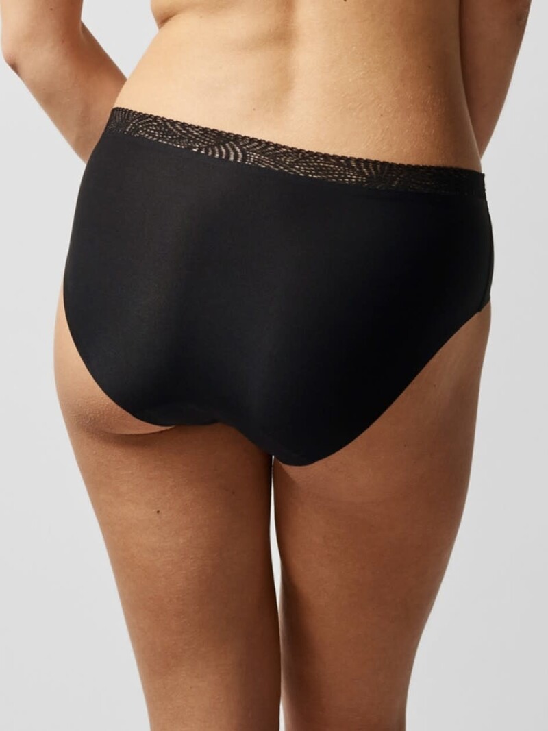 Chantelle SoftStretch Hipster with Lace - Black