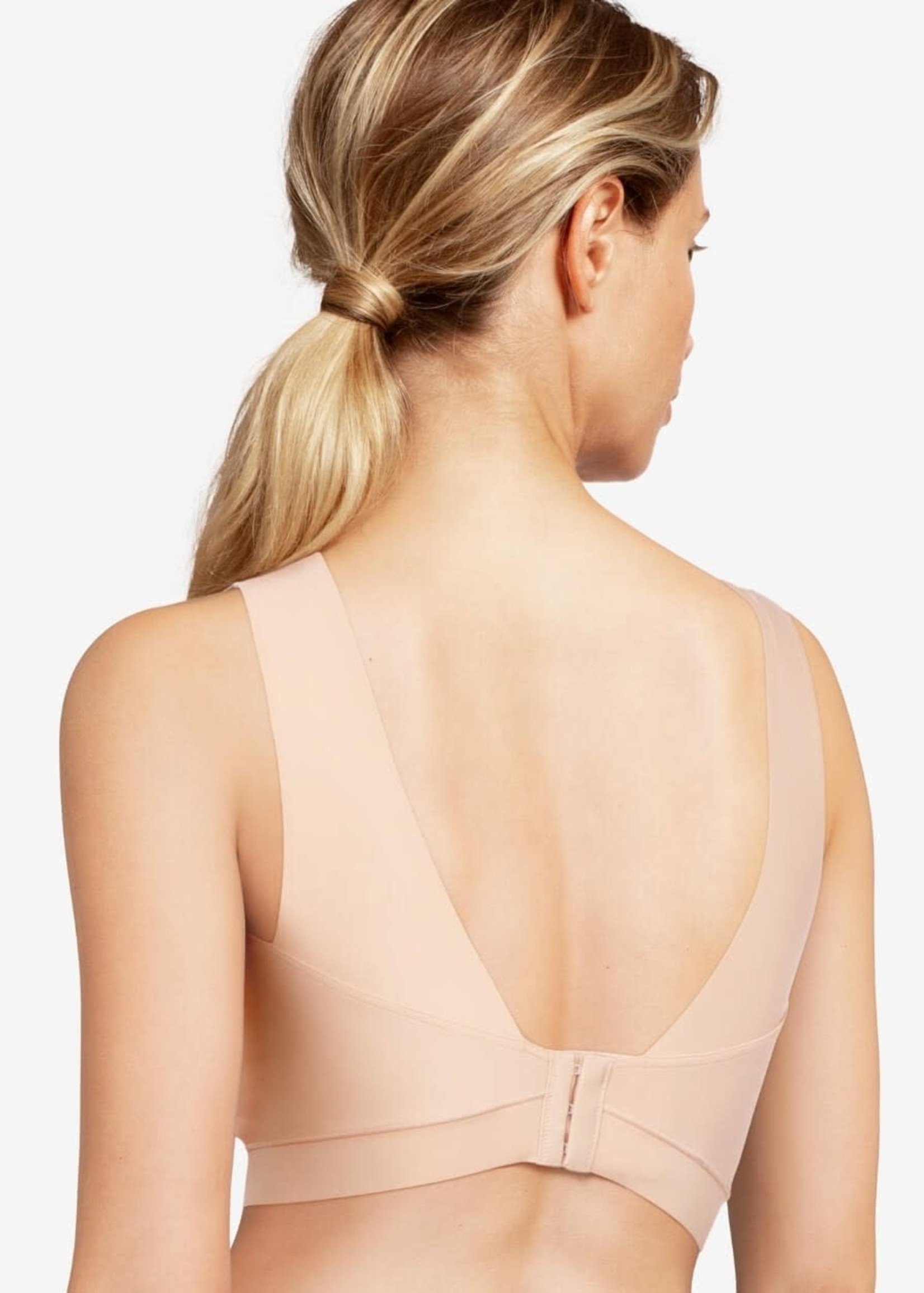 Chantelle SoftStretch Padded Bra Top with Hook & Eye - Nude Blush