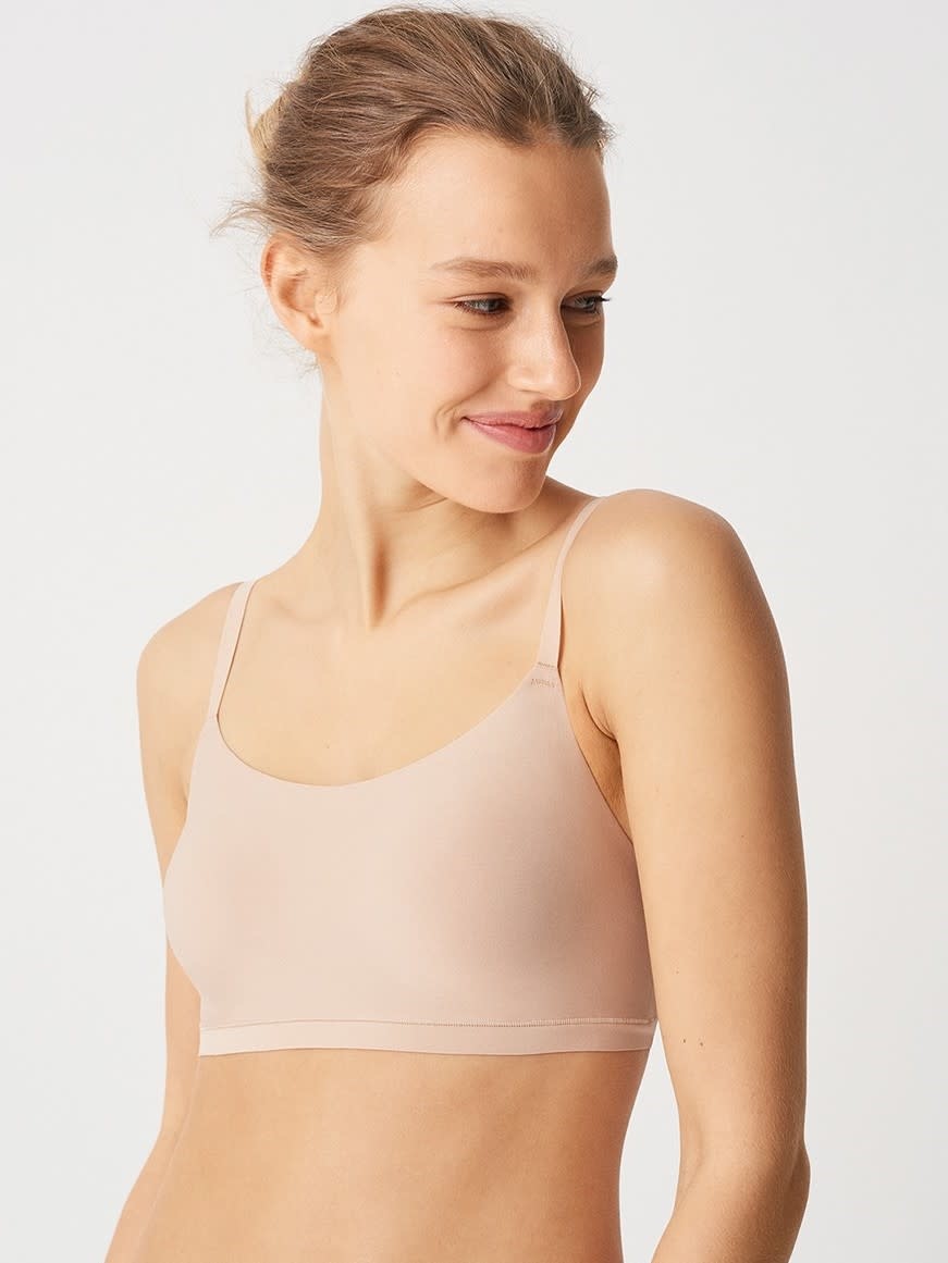 Chantelle SoftStretch Scoop Padded Bralette - Ultra Nude