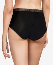 Chantelle 11G7 SoftStretch High Waist Brief with Lace - Black - Allure  Intimate Apparel