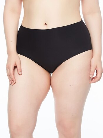 Chantelle Plus Size SoftStretch Full Brief - Black