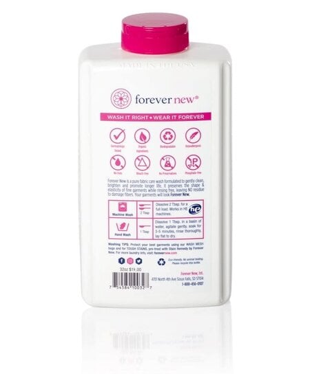  Forever New 32oz Liquid Unscented Fabric Care Wash 2 Pack (64oz  Total) Natural Laundry Detergent : Health & Household