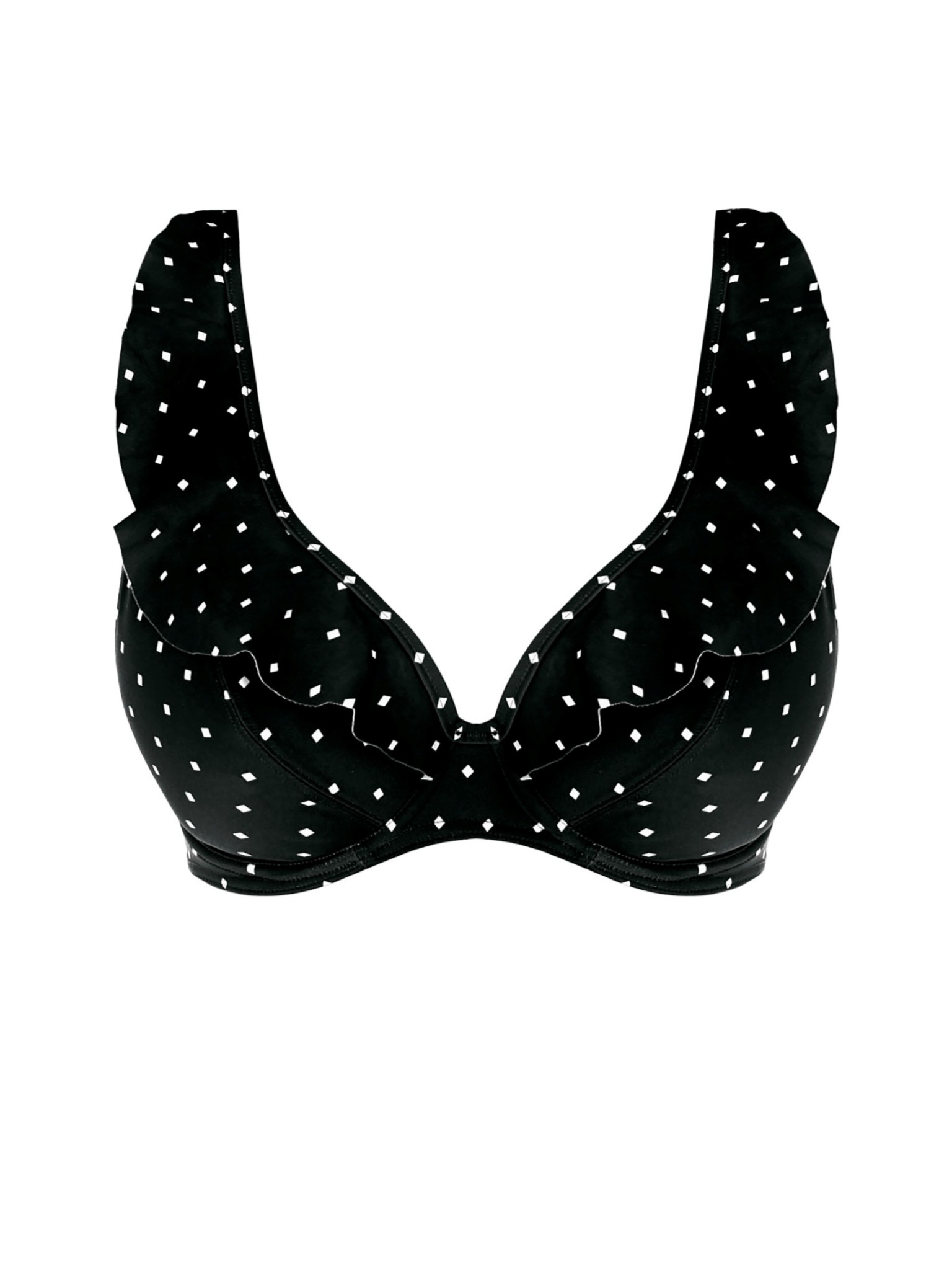 Freya Swim Jewel Cove Ruffled Bikini Top