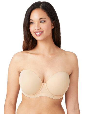 Wacoal Red Carpet Strapless Full Busted Underwire Bra - Sand