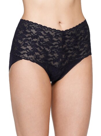 Hanky Panky 6510 I Do Crystal Signature Lace Low Rise Thong - Celeste -  Allure Intimate Apparel