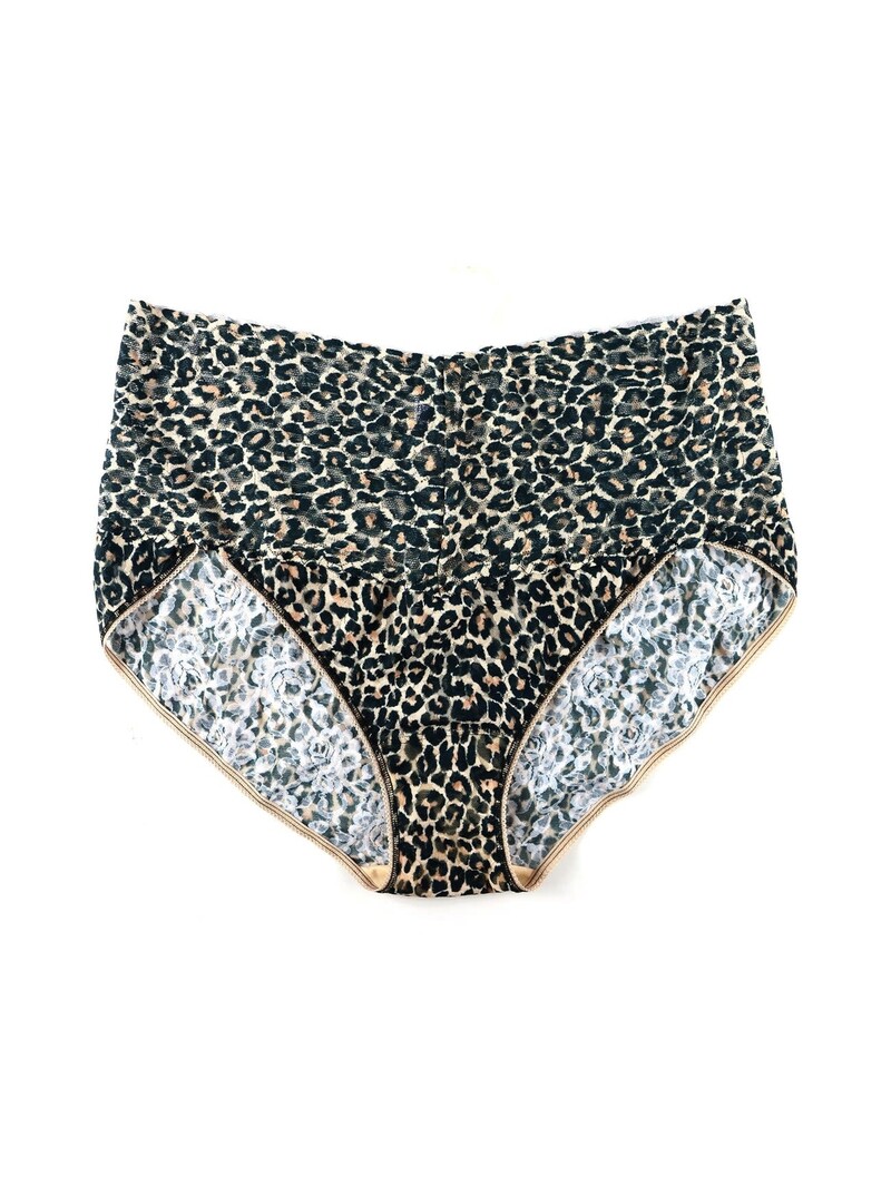 Hanky Panky Plus Size Classic Leopard Retro V-kini