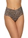 Hanky Panky Classic Leopard Retro Thong - Brown Black