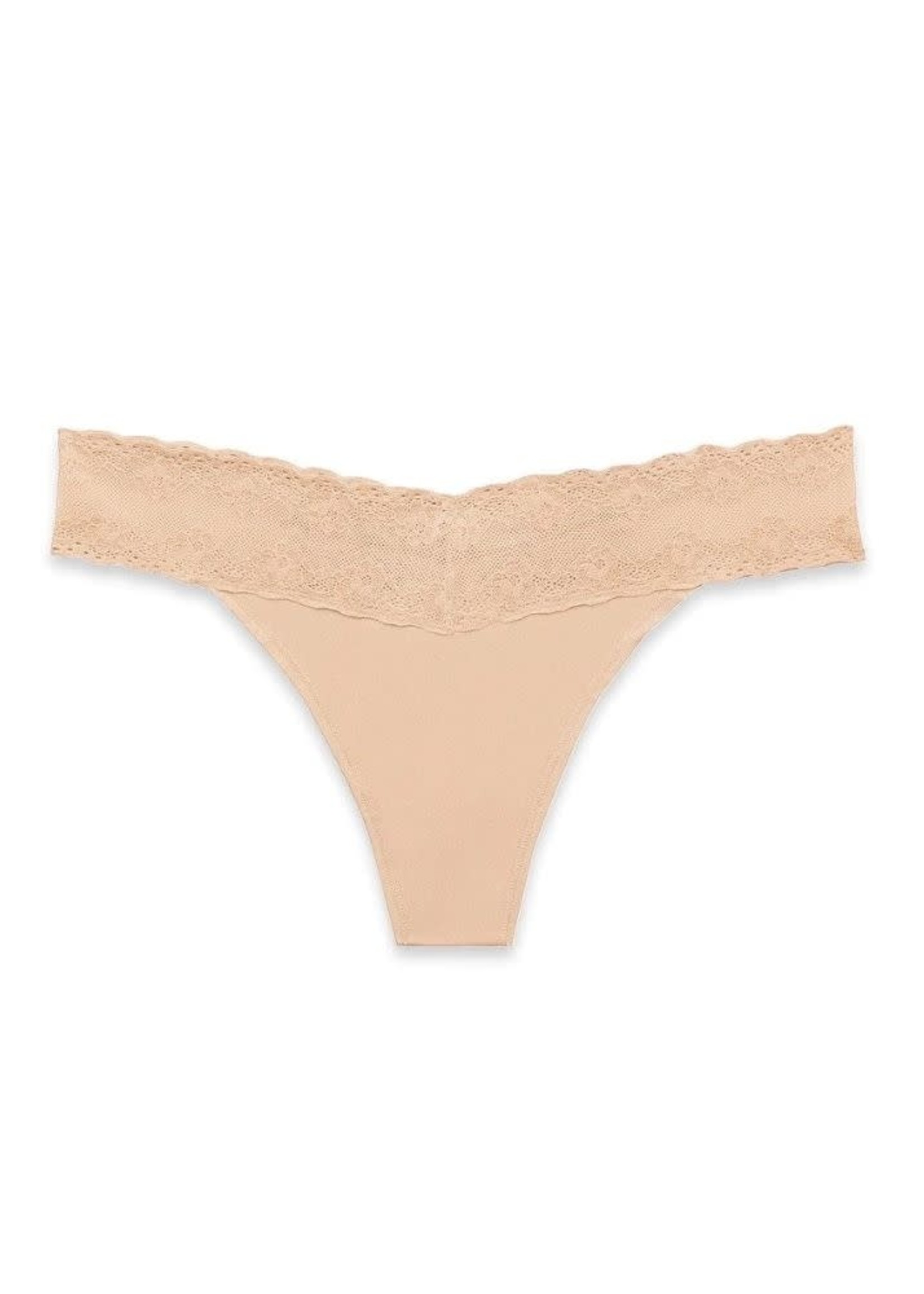 Natori Bliss Perfection One-Size Thong - Cafe