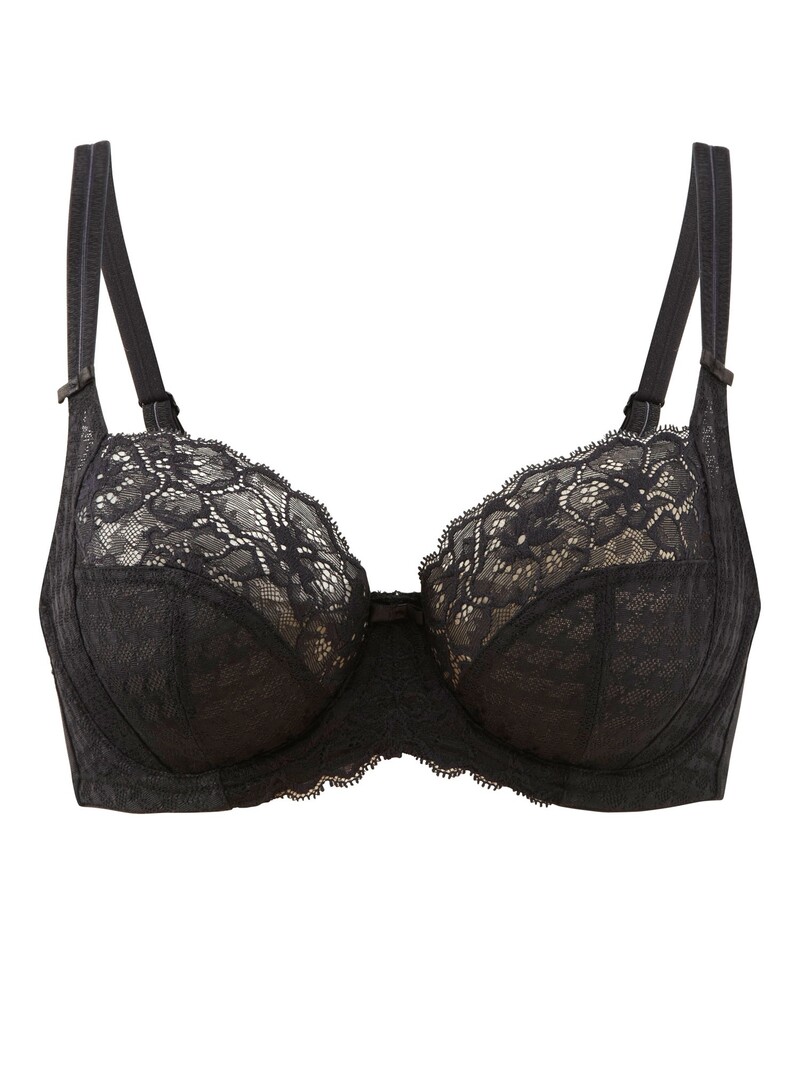 🌙Panache Envy Balconette Lace Full Cup Black Houndstooth Unlined Underwire  Bra, Women's Fashion, New Undergarments & Loungewear on Carousell