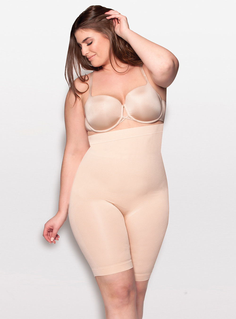 Body Hush BH1607 Sculptor All In One High Waisted Bodyshaper - Nude -  Allure Intimate Apparel