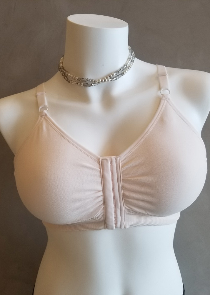 CoziGirl Front Close Soft Bra - Blush