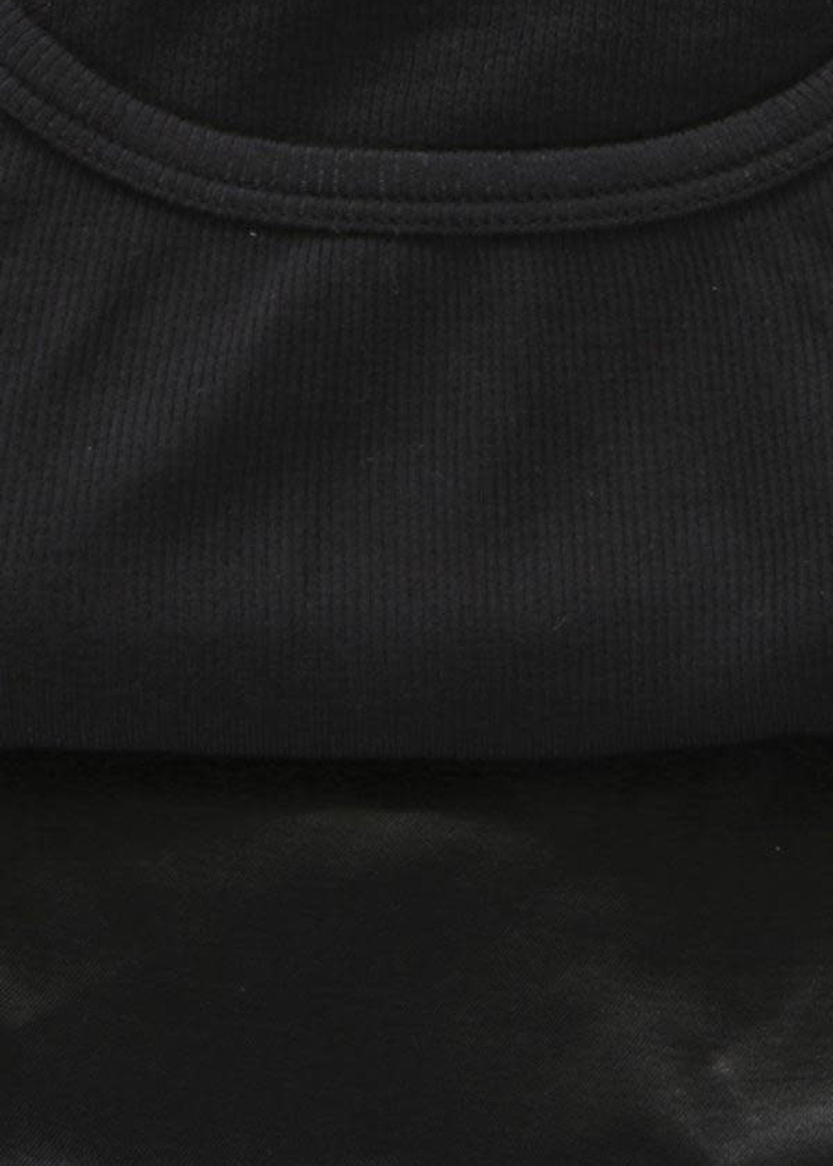 PJ Harlow Elijah Rib Knit Long Sleeve Robe -Black