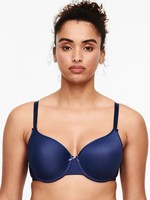 Chantelle Basic Invisible Smooth Custom Fit Underwire Bra - Ceramic Blue